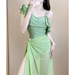 水着 「MAGASIN DE MODE Onjna」アシンメトリースイムウェア 水着 KNF-TP レディース