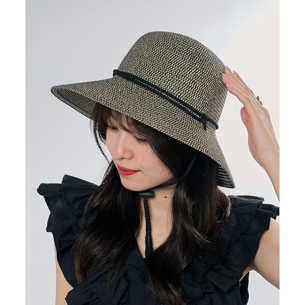 帽子 ハット 「MAISON BREEZE」ドローコード付き麦わら帽子 KNF-TP レディース