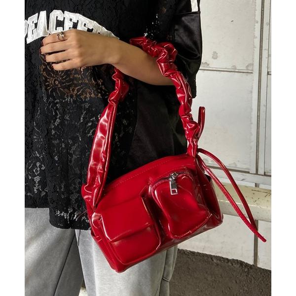 ショルダーバッグ バッグ ドロストストラップショルダーバッグ レディース