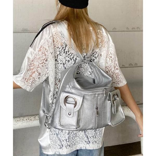 トートバッグ ダブルリング3WAYトートバッグ レディース