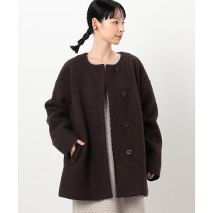 「ONIGIRI」 コート FREE ブラウン レディース