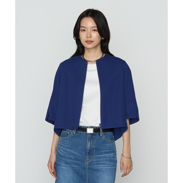 ブルゾン アウター ポコポコジャージー カーデブルゾン レディース