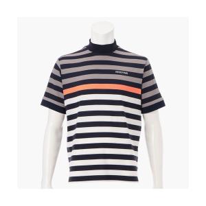 tシャツ 「BRIEFING GOLF／ブリーフィングゴルフ」MEN’S MARINE STRIPE HIGHNECK（リラックスフィット） メンズ