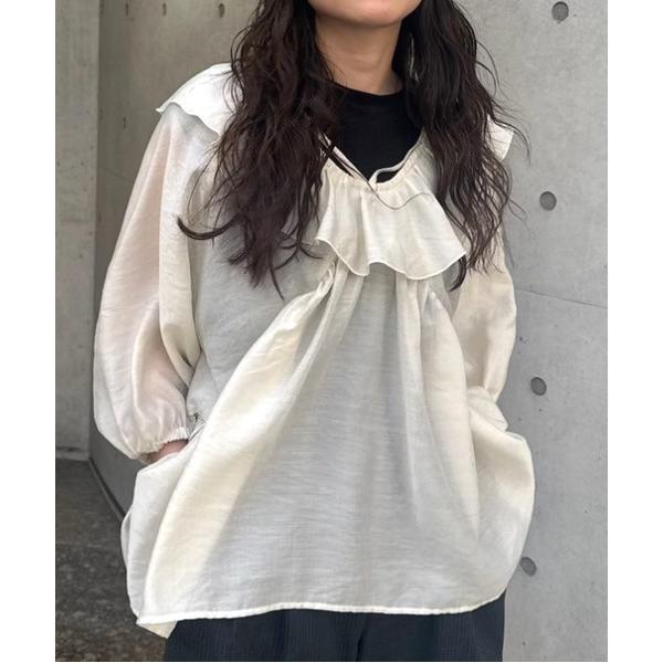 ブラウス シャツ 「ZOZOTOWN限定」2WAY PEPLUM FRILL BLOUSE レディー...