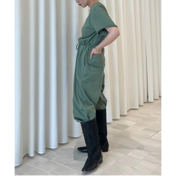 オールインワン BACK OPEN SWEAT ROMPERS レディース
