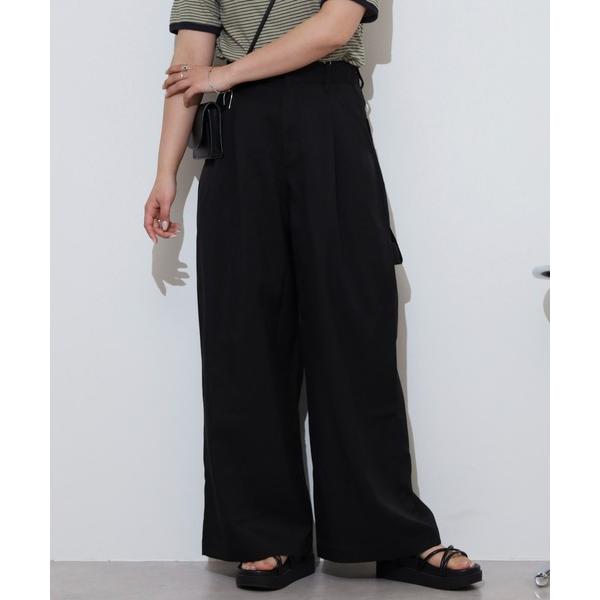 スラックス パンツ ルーズシルエット ペインターパンツ レディース