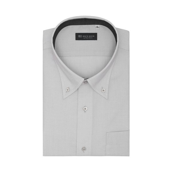 フォーマル シャツ 形態安定ノンアイロン ボタンダウン 半袖ビジネスワイシャツ メンズ