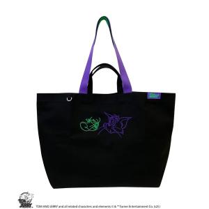 トートバッグ 「公式」TOM and JERRY　スポーティダブルハンドルビッグトート レディース メンズ