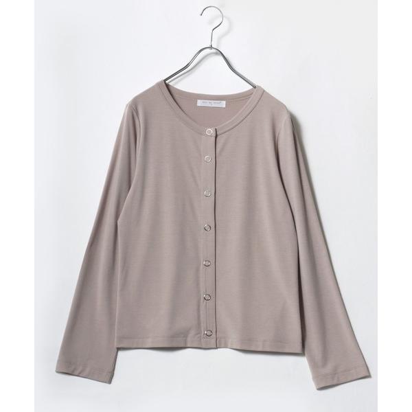 カーディガン UVカット加工・接触冷感・吸汗速乾ドライ・ストレッチ クルーネックカーディガン レディ...