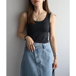 タンクトップ ノースリーブ 「吸水速乾」カップ付きドライタッチタンクトップ レディース