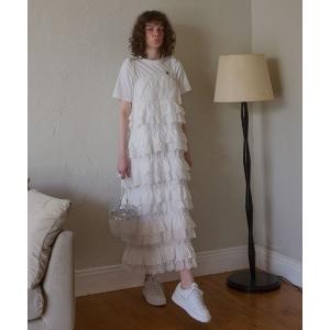 ワンピース コットンレースワンピース