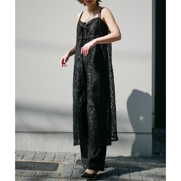ワンピース code lace long gilet