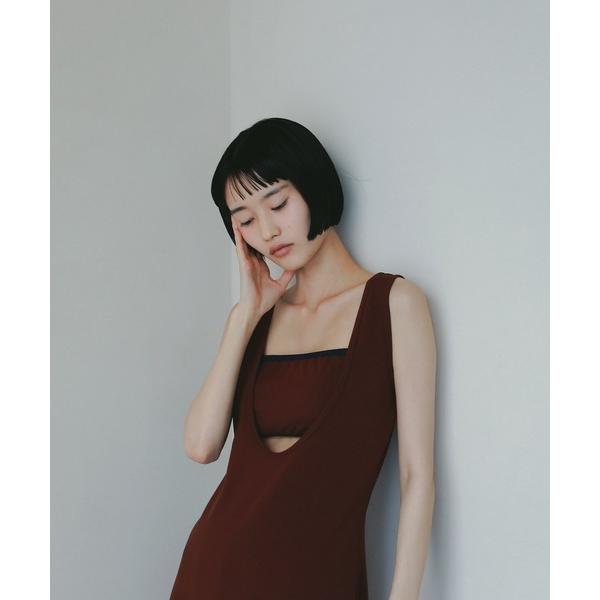 水着 「WEB限定・スイムウェア」3点セット_Uネックワンピース レディース