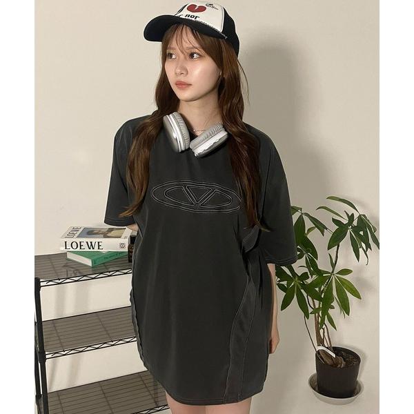 tシャツ A&apos;GEM/9 × .kom 「ARULE/アルール」 ロゴピグメントTシャツ メンズ レ...