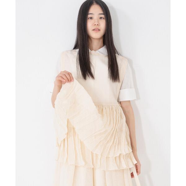 ベスト ジレ eunoia | オーガンザレイヤードベスト WOMEN レディース