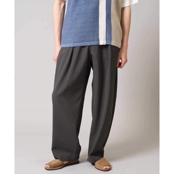 パンツ 「イージーケア/接触冷感/毛玉になりにくい」ドライオックスバレルレッグイージーパンツ メンズ