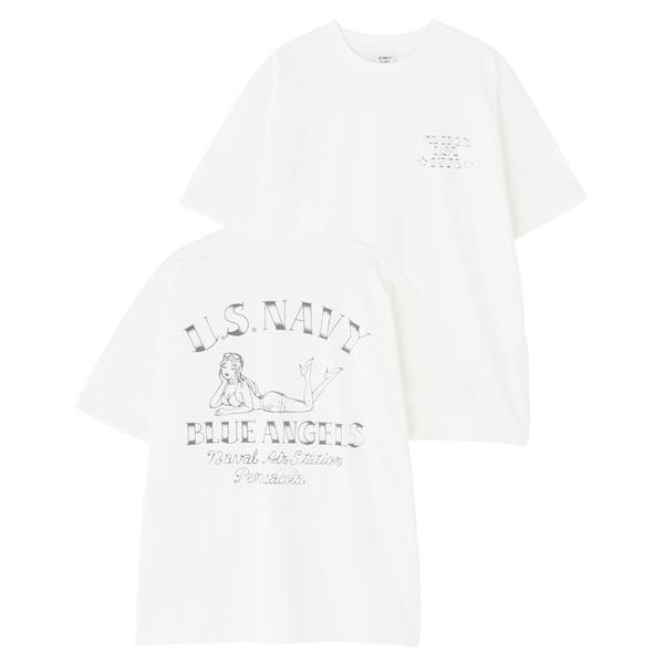 tシャツ 「WEB＆DEPOT限定」PINUP GIRL T-SHIRT ”BLUE ANGELS”...