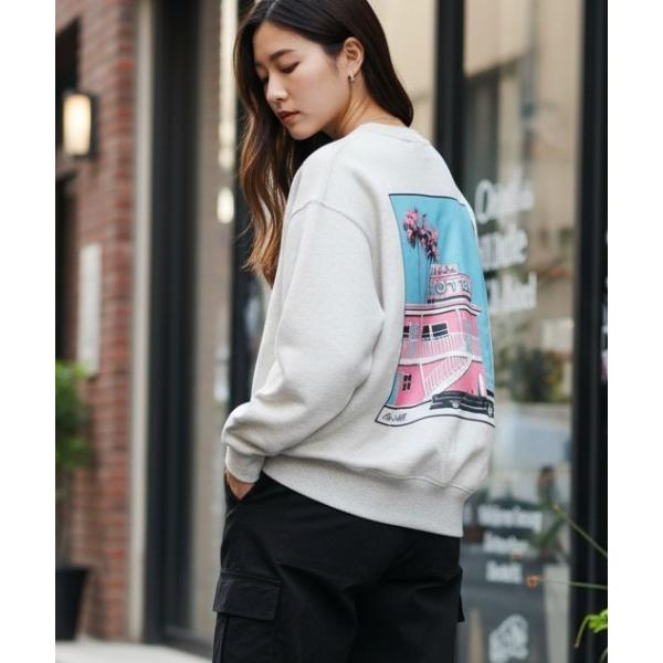 トレーナー スウェット CREW / ROIAL(ロイアル)デザインバックプリント長袖クルースウェッ...