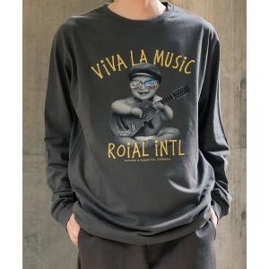 tシャツ DESIGN TEE /ROIAL(ロイアル)スタンダードフィットベイビープリント長袖カットソー メンズ レディース