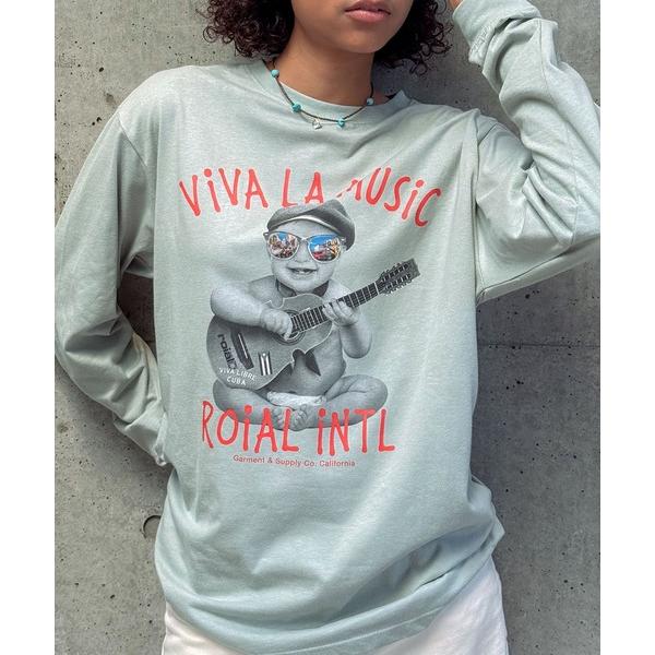 tシャツ DESIGN TEE /ROIAL(ロイアル)スタンダードフィットベイビープリント長袖カッ...