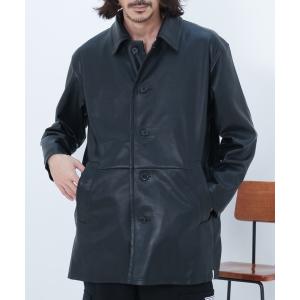 コート ジャケット LS TEE/Critical Slide(クリティカルスライド)TCSSブラックレザージャケット メンズ レディース