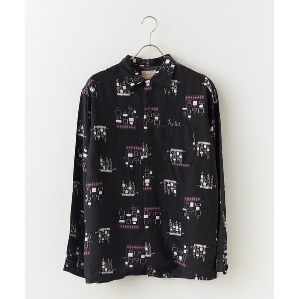 シャツ TOWNCRAFT/タウンクラフト 50S ROCKABILLY SHIRT 総柄 シャツ ...
