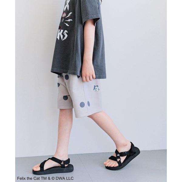 パンツ 「FELIX THE CAT(フィリックス・ザ・キャット)」別注総柄ショーツ(KIDS) キ...