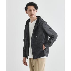 シャツ 「軽羽織」カラミ織り フード羽織りシャツ メンズ