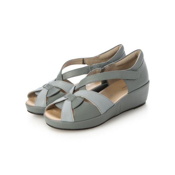 サンダル 「3E」クロスベルトサンダル レディース