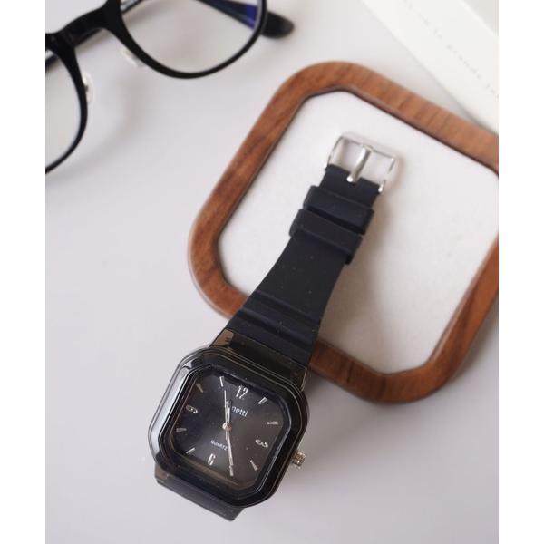 腕時計 「 ammy. / エイミードット 」 クリアカラー スクエアフェイス ウォッチ / 腕時計...