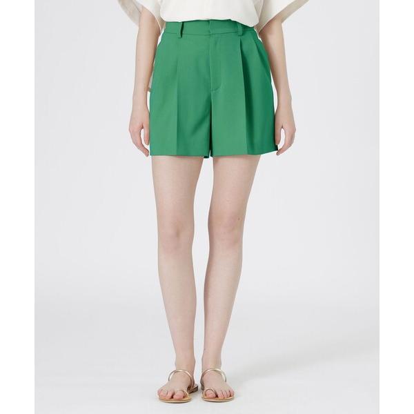 パンツ 2タックショートパンツ レディース