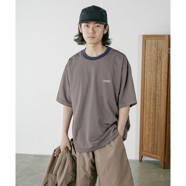 tシャツ 「キレイめな印象で幅広く使える」コンパクトボーダー半袖Tシャツ メンズ