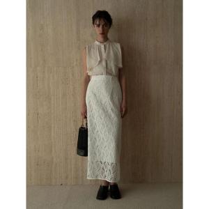 スカート ウェーブケミカルレースナロースカート（セットアップ可）「2025summer catalog item」