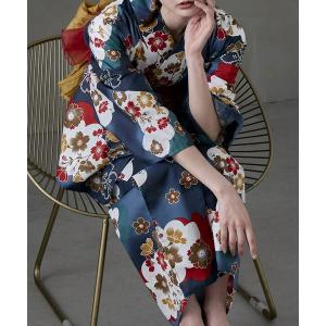 浴衣 浴衣セット 綿仕立て上がり浴衣 しわ兵児帯 腰ひも2本 3点セット 夏服 レディース