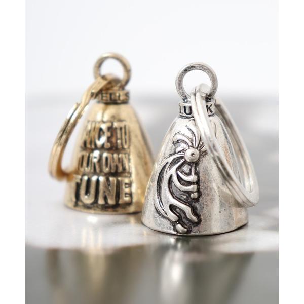 キーホルダー Craig バイカーズブラスラッキーベルキーリング＆キーホルダー/真鍮 ライダーベル ...