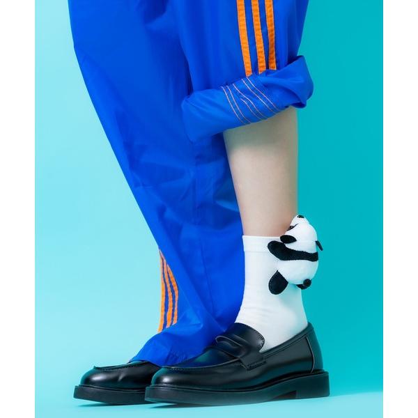 靴下 TEDDY ankoROCK クルーソックス レディース メンズ