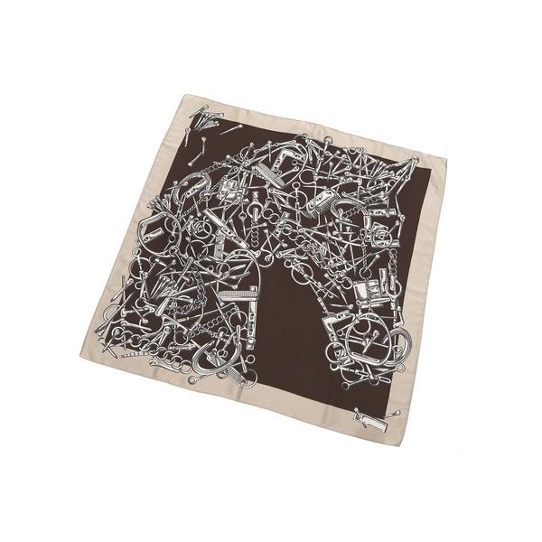 スカーフ バンダナ an meets zakka レトロクラシックパターンバリエーション大判スカーフ...