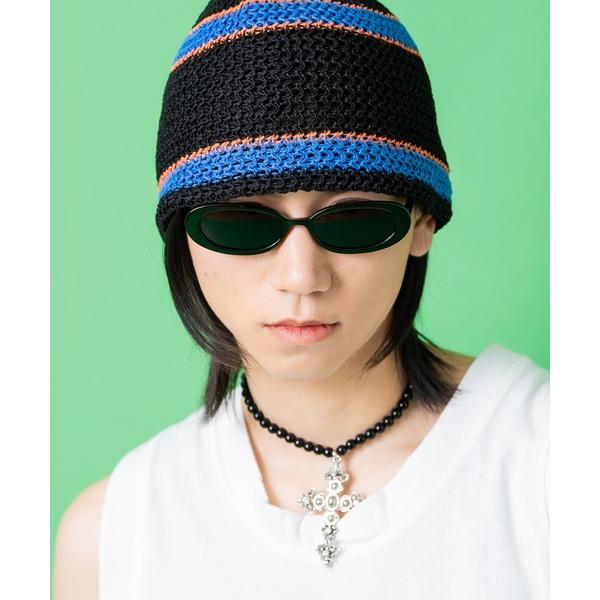 サングラス an meets zakka シャープオーバルサングラス レディース メンズ