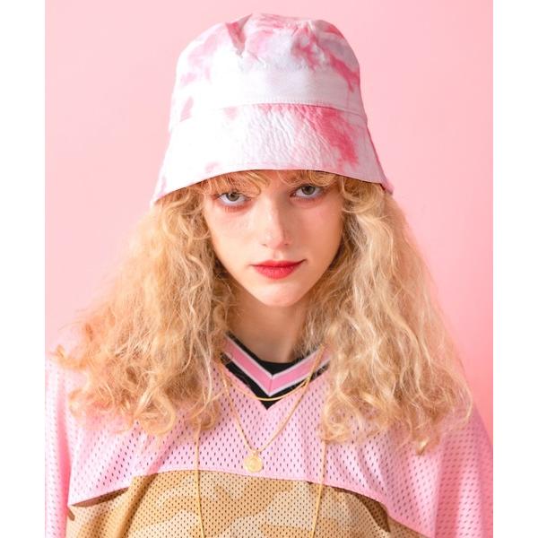 帽子 ハット レディース an meets zakka タイダイ柄ポリバケットハット レディース メ...