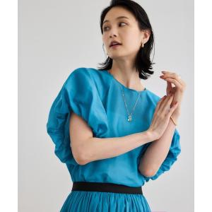 ROPE'（ロペ） ブラウス シャツ カールマイヤーウエストタックペプラム