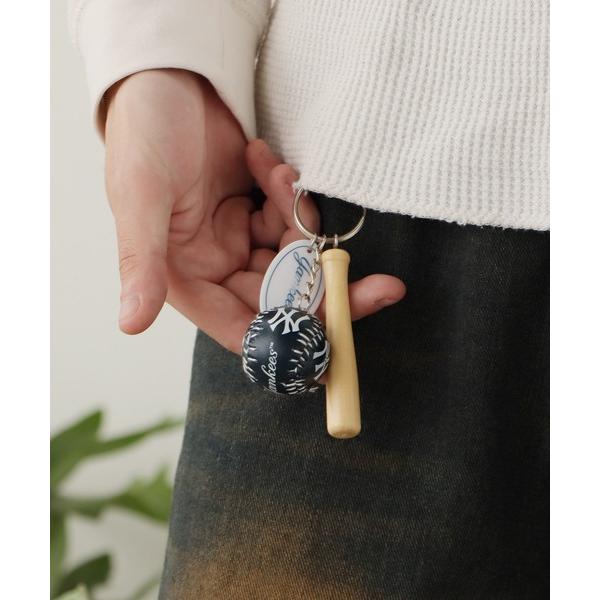 キーホルダー MLB/エムエルビー YANKEES BASEBALLKEYRINGS キーリング キ...