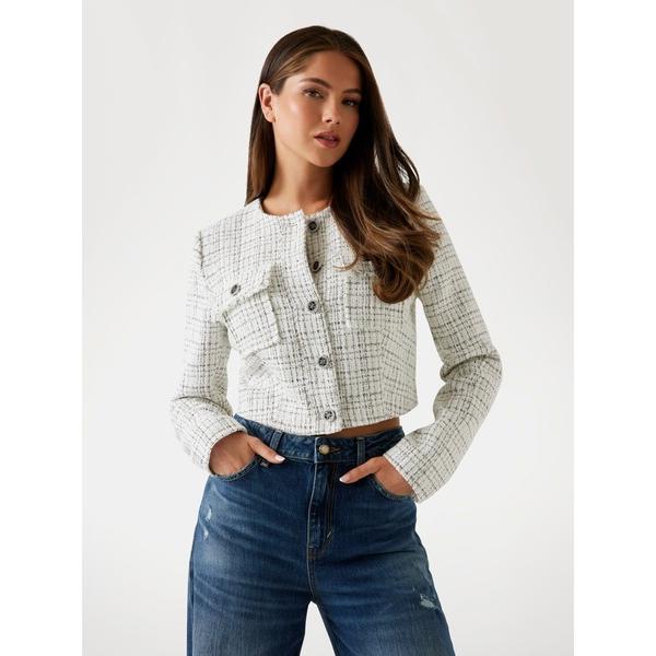 コート アウター ANNAMARIA Tweed Jacket ツイードジャケット レディース