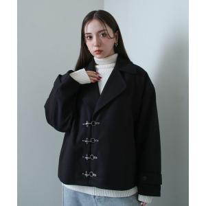 「Nilway」 ピーコート MEDIUM ブラック メンズ