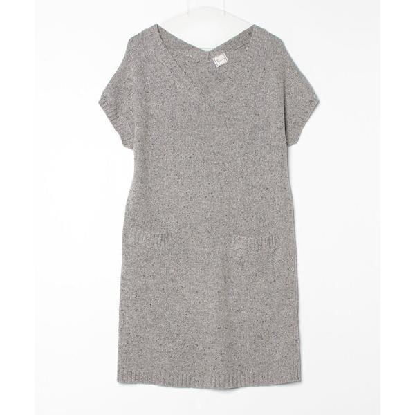 「TIARA」 ニットワンピース - グレー レディース
