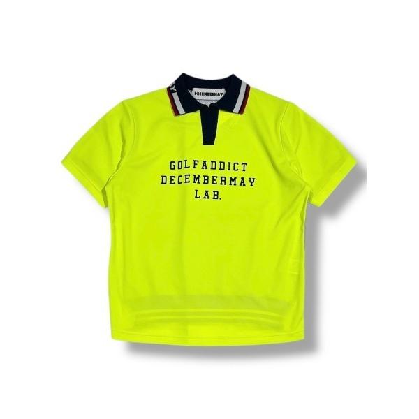 tシャツ Meshknit combi skipper polo レディース