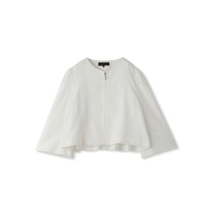 ジャケット ノーカラージャケット FLAXASA jewel ox ジャケット レディース