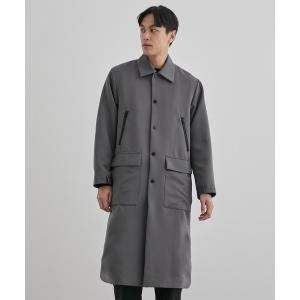 「A + TOKYO」 ステンカラーコート 1 グレー メンズ