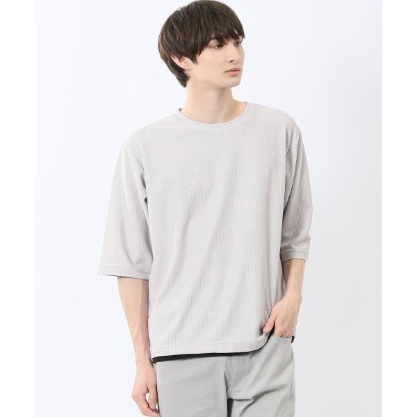 tシャツ 「ウォッシャブル」ノータベネ/NOTABENE ワッフル クルーネック半袖Tシャツ メンズ