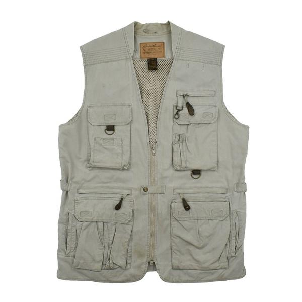 ベスト ジレ 「ヴィンテージ古着」90's Eddie Bauer アウトドア ベスト メンズ レデ...
