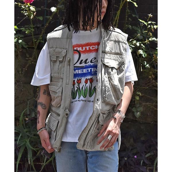 ベスト ジレ 「ヴィンテージ古着」90’s Banana Republic アウトドア ベスト メン...